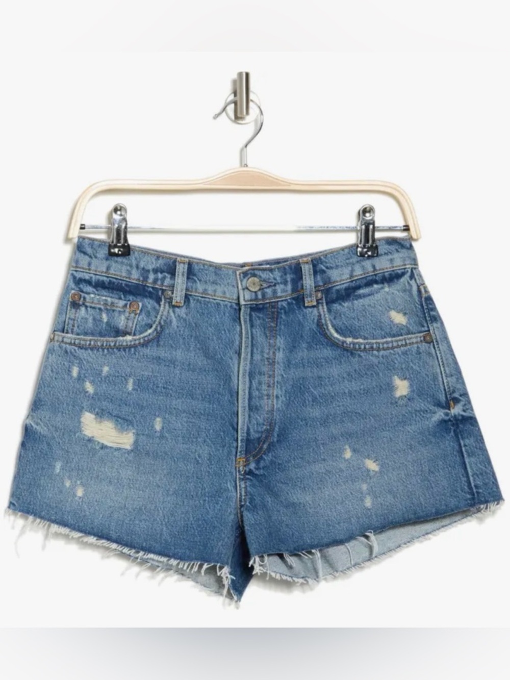 Boyish NWT The Cody Cutoff Distressed Denim Shorts Size 30